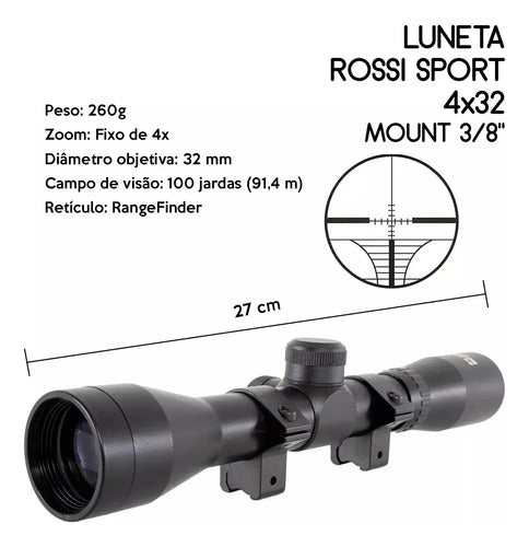 Luneta Rossi 4x32 11mm